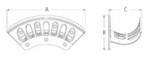 GEKA plus-Wandschlauchhalter "P", Leichtmetall